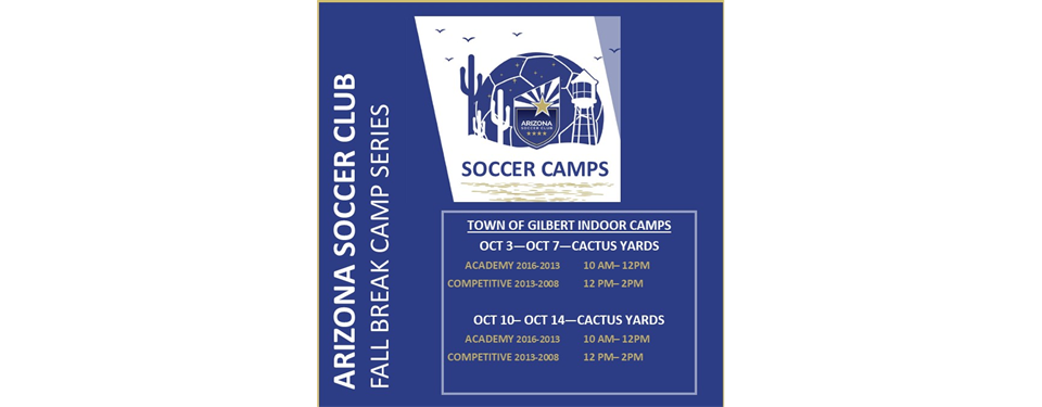 2022 AZSC Fall Break Camp Series